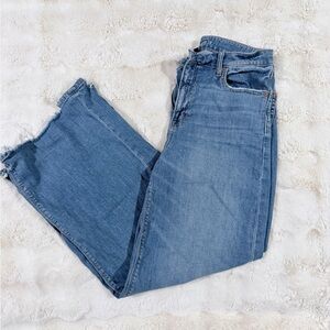 American Eagle Outfitters Medium Blue Super High Rise Baggy Wide Leg Jeans